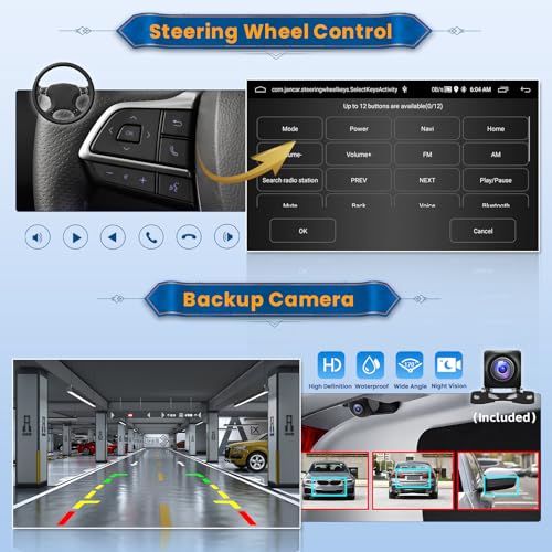 Autoradio 9'' Android 15 Inefala doté d'un traitement sonore DSP et de 28 thèmes d'interface - 6