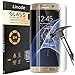 Galaxy S7 Edge Screen Protector,S7 Edge Screen Protector,Lincde Linycase Full Coverage [Tempered Glass][Crystal Clear] 9H Hardness [1 Pack]Tempered Glass Screen Protector for Samsung Galaxy S7 Edge