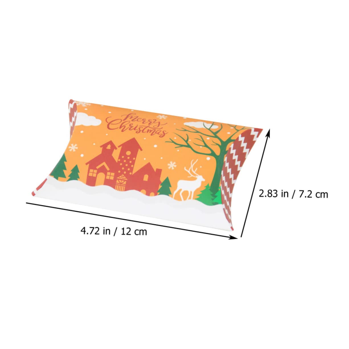 50pezzi Scatole Regalo Di Natale Scatole Di Caramelle Natalizie Di Carta Articoli Per Feste Porta Caramelle Regalo Creative