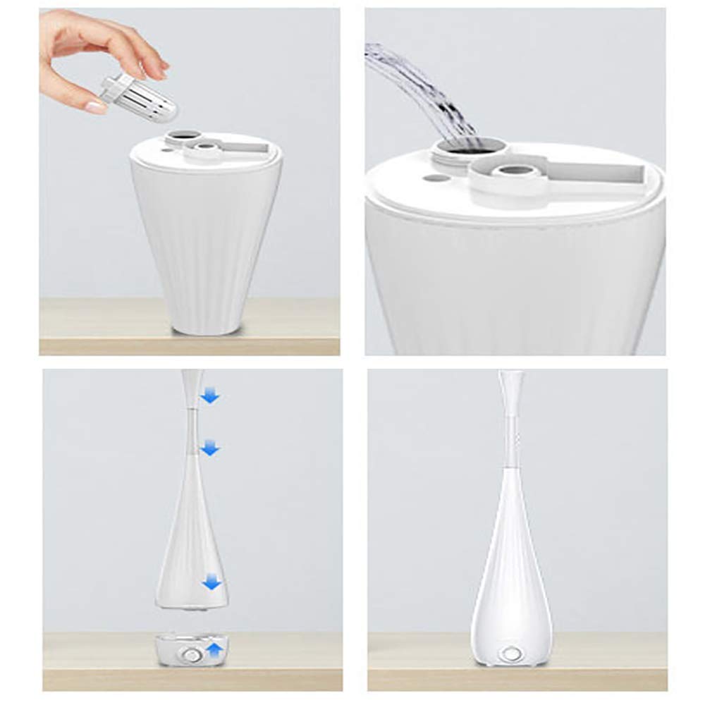 Humidificador De 5,5 L para Suelo, Silencioso, para El Hogar, para Purificar El Aire del Dormitorio, para Embarazadas Y Bebés, Aromaterapia, Humidificador De Gran Capacid