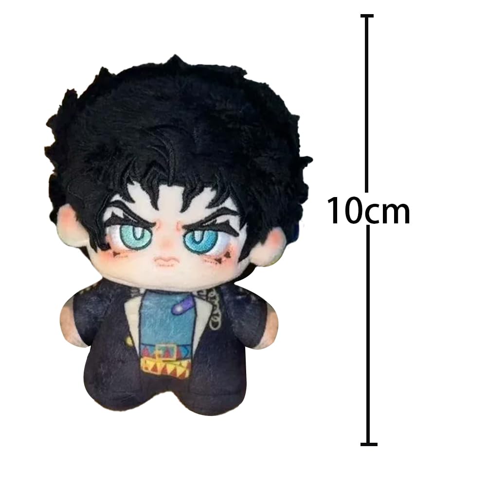 Zhongkaihua Jotaro/Dio Brando Figure Plush JJBA 10CM Sitting Action Figure JJBA Anime Character Cartoon Cute Figurine Collection Decorations Ornaments - Image 6