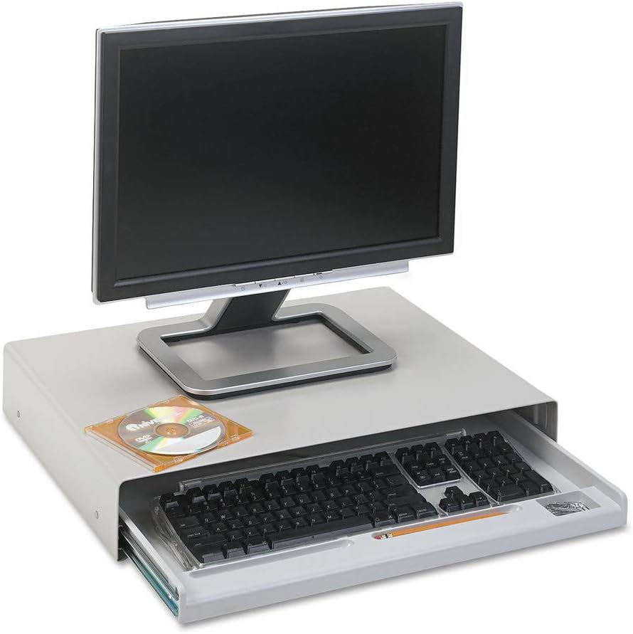 Innovera 53001 Standard Desktop Keyboard Drawer, 20-5/8w x 10d, Light Gray