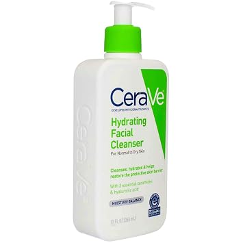 CeraVe Hydrating Facial Cleanser 12 oz (Pack of 5)