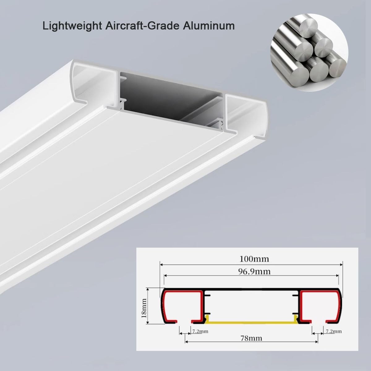 Gardinenschiene 2 Läufig Deckenmontage, Doppelte Vorhangschiene Aluminium, 1 1.6 2 2.4 3 3.6 4 6 8 m Gardinenstange Mit Leiser Gleitfunktion Für Wohnzimmer Schlafzimmer Raumteiler(Schwarz,6m)