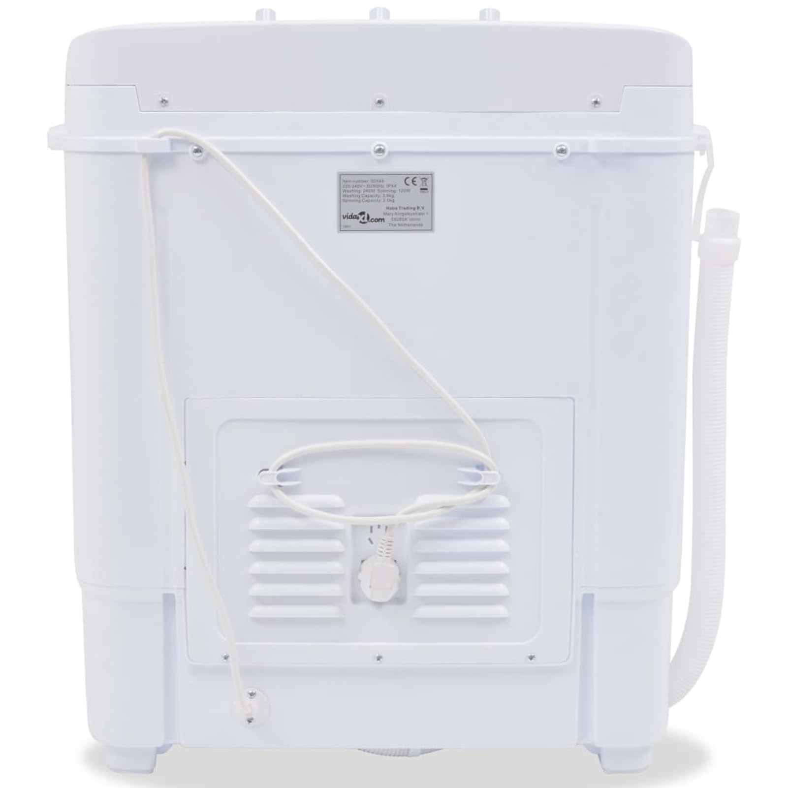 Mini Lavadora con 2 Tambores 5,6 kg Secadora Ropa Portatil Lavadoras PequeñAs
