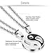Jstyle Joyería en Acero Inoxidable Collar Ying Yang Divisible de Hombres Mujer