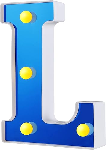 Letra con luces LED de marquesina, letreros luminosos para decoración del hogar, cafeterías, bares, fiestas de cumpleaños, Navidad, luz de noche