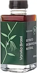 Vanilla Brasil, Extrato De Baunilha Natural Vanilla Brasil 60 Ml Zero Açúcar