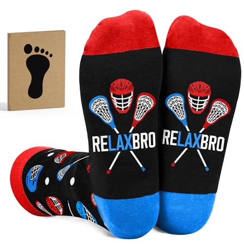 Lacrosse Gifts for Boys - Ideal Lacrosse Socks Gift For Teenagers Excellent Present for Young Players Comfy and Stylish Practical Gifts for Men Unique Gift for Girls