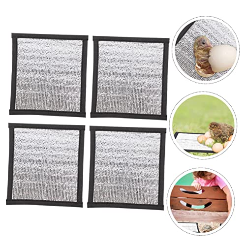 SUPVOX 4pcs Calefactor para Reptiles Reflectivo Mat miniatura 7