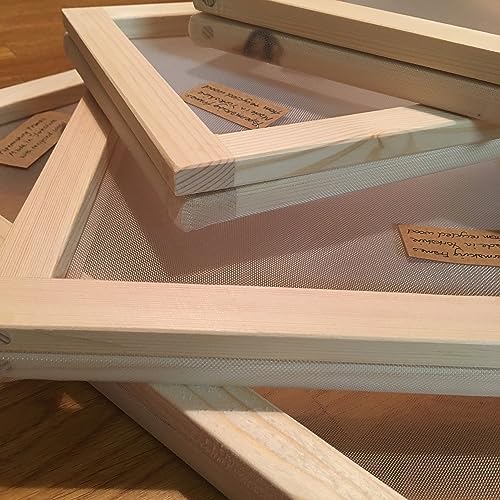 Molde y cubierta A5 de madera de pino reciclada para reciclaje de papel 2
