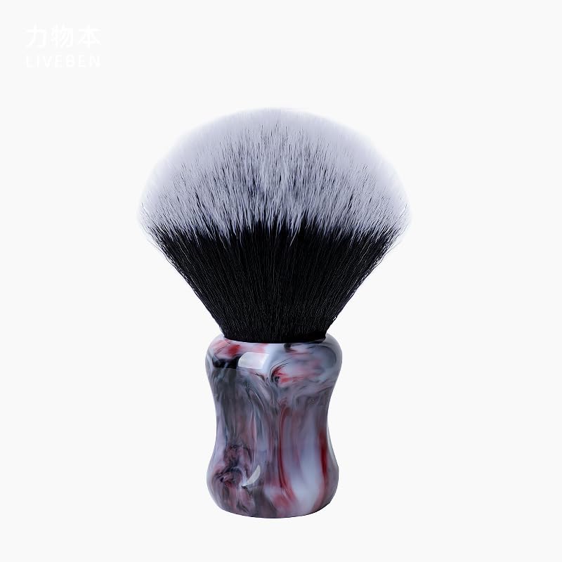 Friseursalon-Bartbürste, Rasierseife, schäumendes Nylon, Reinigung, weiches Haar, Harz, Rasierschaum-Gel-Bürste, 3 Stück