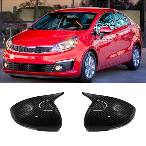 Couvercle rétroviseur Kia Rio carbone 2012-2017 accessoire de remplacement extérieur - 2