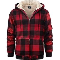 geeksport Sudadera Cuadros Hombre con Capucha Franela de