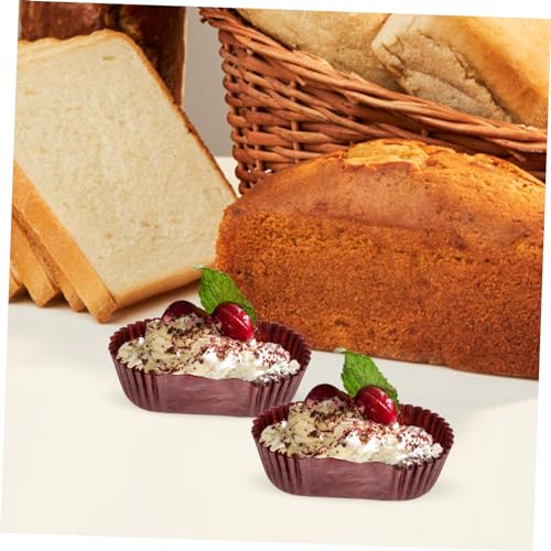 1000 Pezzi Pirottini Ovali Per Torte Forma Di Barca Da Forno Antiaderenti Per Cupcake e Pane - immagine 6