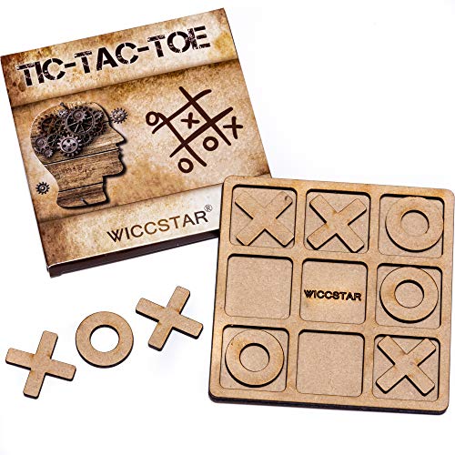 Tic-Tac-Toe Spiel Legespiel Holz Puzzle IQ Spiel