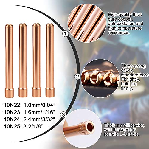 EMAGEREN 16 pz TIG Torcia Saldatura Kit Accessori