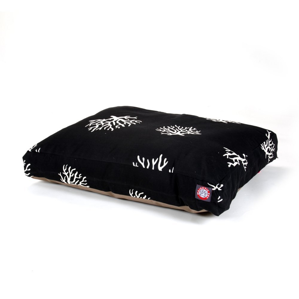 Lit pour chien grand rectangle Majestic Pet grand modèle imperméable lavable