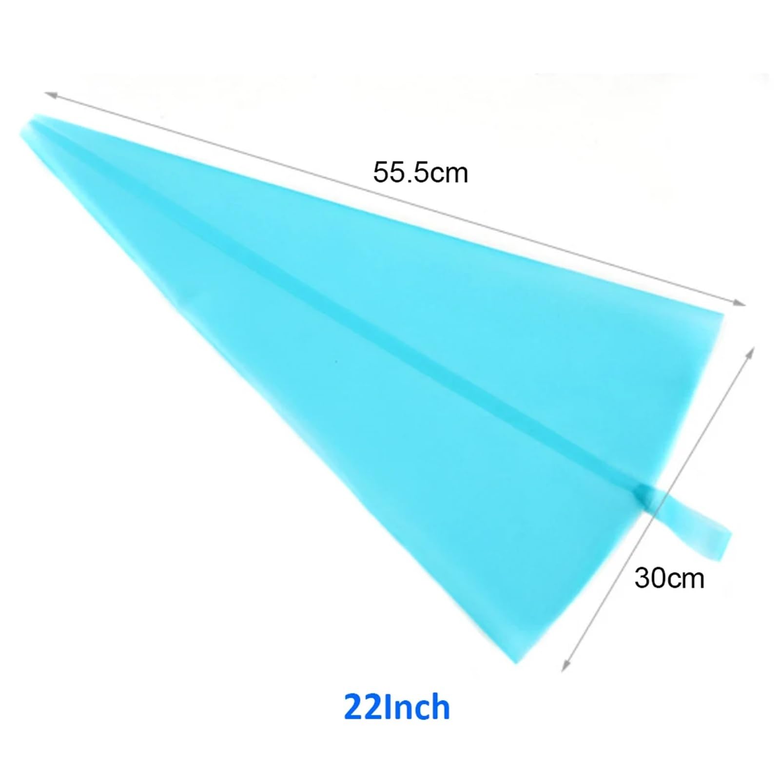 Spritzbeutel, Spritzbeutel, 10 Stück, 25,4–55,9 cm, wiederverwendbare TPU-Spritzbeutel for Dekorieren von Kuchen, Zuckerguss(22 Inch)