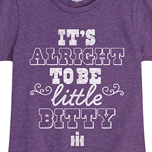 International Harvester - It's Alright to Be Little Bitty - Toddler Girls Short Sleeve Graphic T-Shirt3