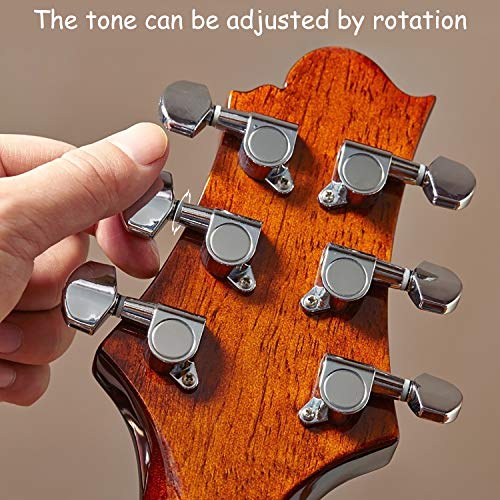 Guitare Tuning Pegs, 6Pcs 3L3R Chrome Tuners Guitare Mécaniques pour Folk Acoustic Guitare Électrique, avec 3 en 1… - Les Beatles, Paul McCartney, John Lennon, RIngo Starr, George Harrison Guitare Tuning Pegs, 6Pcs 3L3R Chrome Tuners Guitare Mécaniques pour Folk Acoustic Guitare Électrique, avec 3 en 1… – Image 8