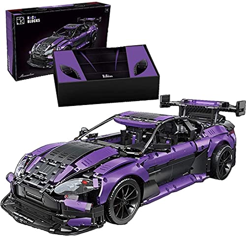 QIXIAOCYB XSuper 1: 8 911 Technics Supercar-Auto mit anheblichen Spoiler 3850 stücke DIY Racing Supersport Auto…