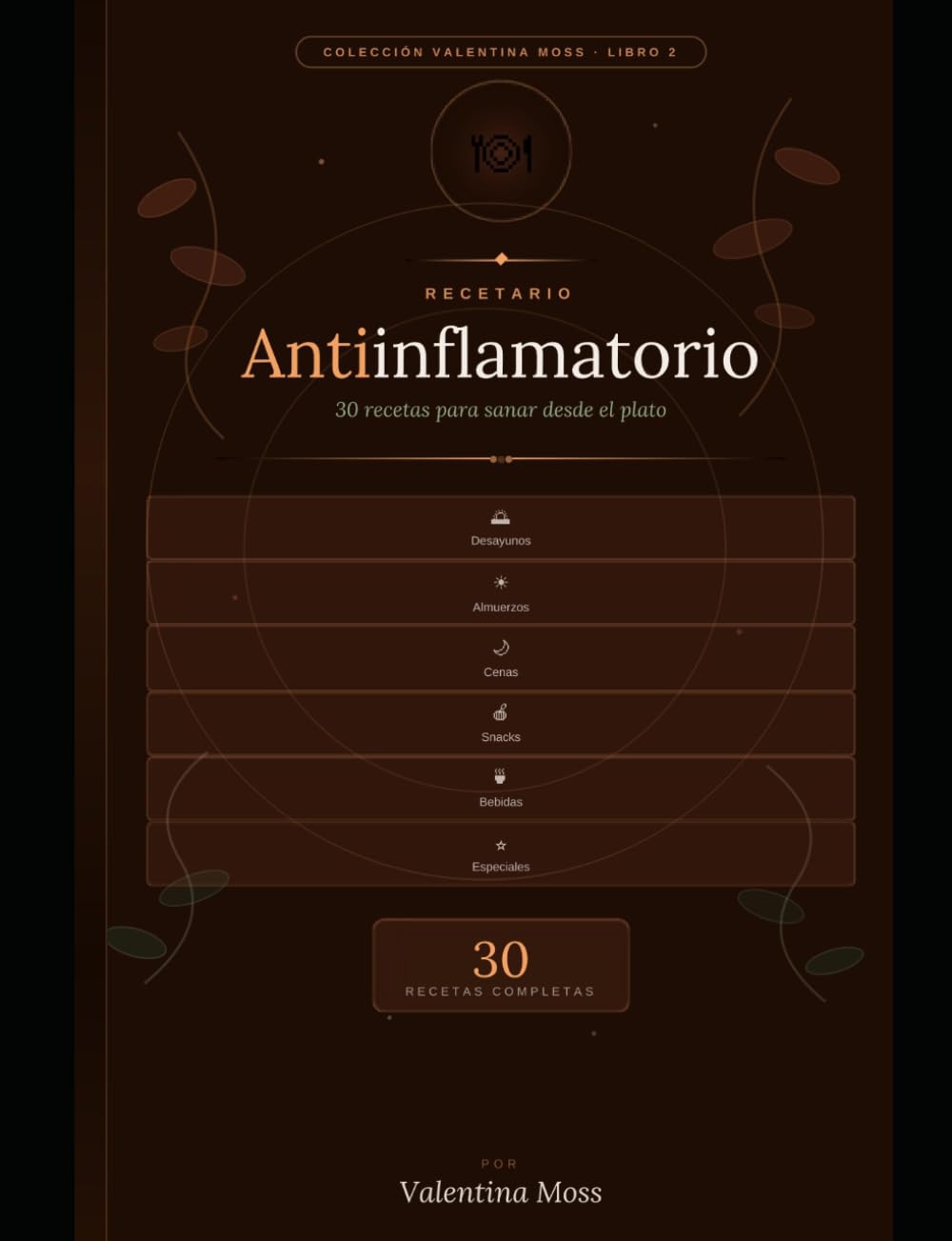 Recetario Antiinflamatorio: 30 Recetas Completas para Reducir la Inflamación, Recuperar tu Energía y Sanar desde el Plato