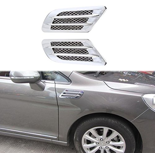dekoracyjny zestaw samoprzylepnych 2 szt. Air Flow Fender left Kratka wentylacyjna naklejka sportowy styl tuning osłona maski silnika osłona silnika