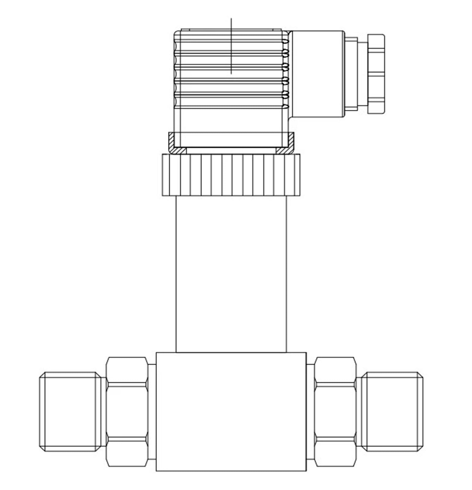 Sensor de presión de 4-20 mA, transmisor de presión diferencial Compacto piezoresistivo de silicio de difusión, Integrado(High Temp DP,0-10Mpa 0-10V)