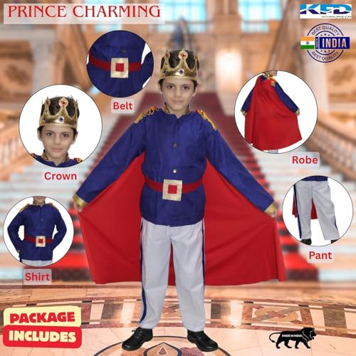 Image of Kaku Fancy Dresses Christmas Costumes for Kids, Nativity Set for Boys & Girls, Christmas Theme Dress - Mother Merry, Shepherd, Wise Men, Priest, Fairy Angel, Prince Costume for Boys & Girls