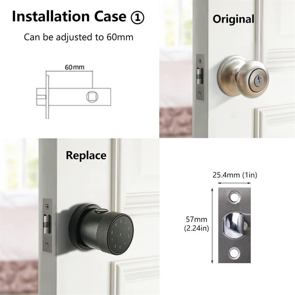 Electronic Inteligente Lock Smart Digital Fingerprint Combination Code Door Lock(C)
