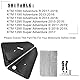 Motorrad Mittelrahmen Abdeckung Links Rechts Verkleidungsblech Kompatibel mit 1090 1190 1290 Adv Super Adventure R/S