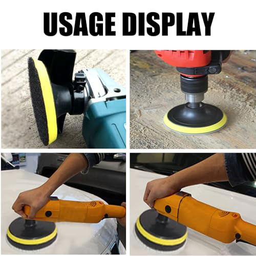 Image of MLD 5 inch Hook and Loop Backing Pad, Grinder Sanding Polishing Sticky Disc, Backing Backer Pad, Car Polisher Sanding Pad M14 BPMP-101 (5inch,M14 Plastic) Pack of -1