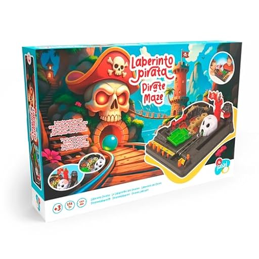 TACHAN - Juego de Mesa - Laberinto Pirata - +3 (CPA Toy Group 741T00979) | Ya disponible en tu tienda friki favorita! En mundofriki.es!
