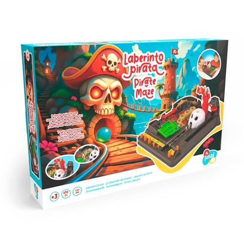 TACHAN - Juego de Mesa - Laberinto Pirata - +3 (CPA Toy Group 741T00979)