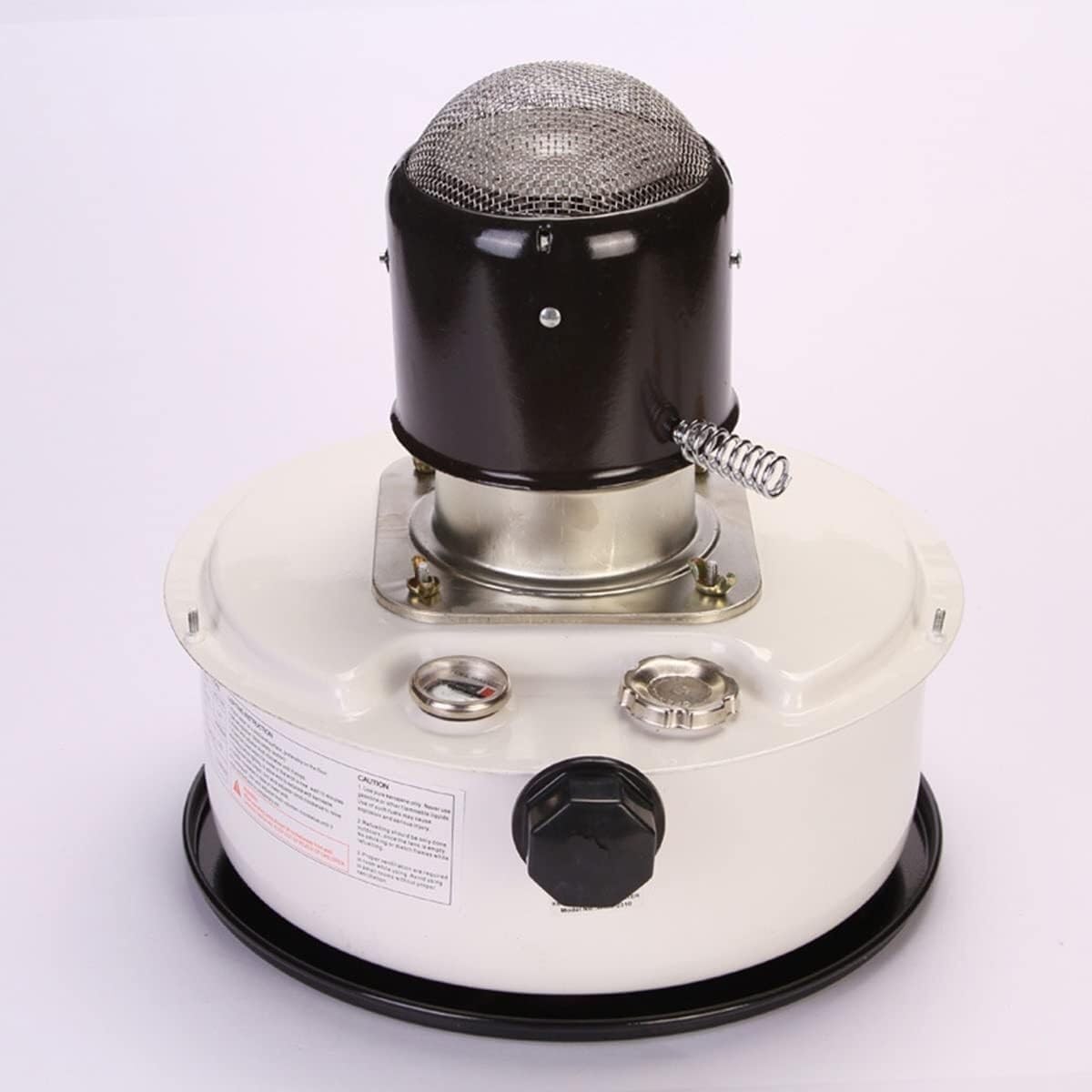 Grzejnik kempingowy Wewnętrzne grzejniki naftowe Kompaktowy konwekcyjny grzejnik namiotowy z regulowanym płomieniem 0,25 l/h 4,6 l/6 l(White (6L))