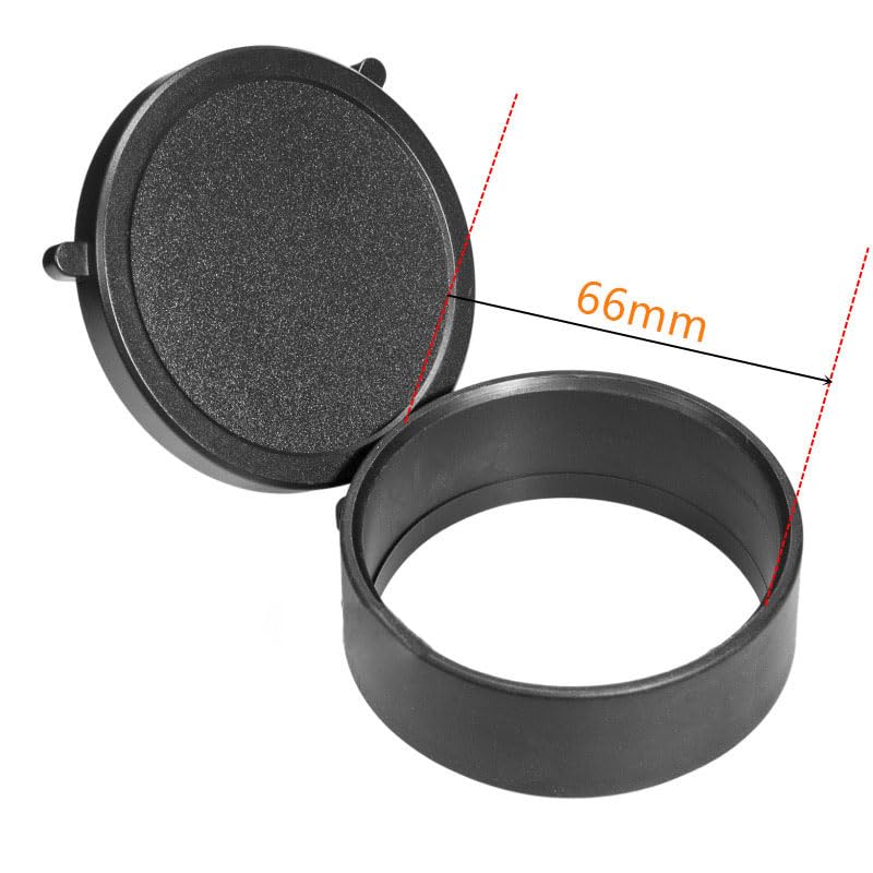 Lens Cover Quick flip Binocular Lens dust Cover, Suitable for 25-69mm Night Vision Goggle Accessories(Inner Dia 66mm)