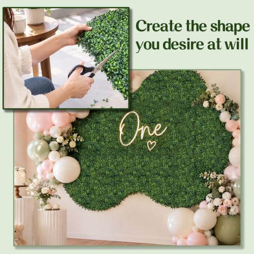 Image of Artificial Ivy Privacy Screen Fence Panel, Gradient Green 72X144 in