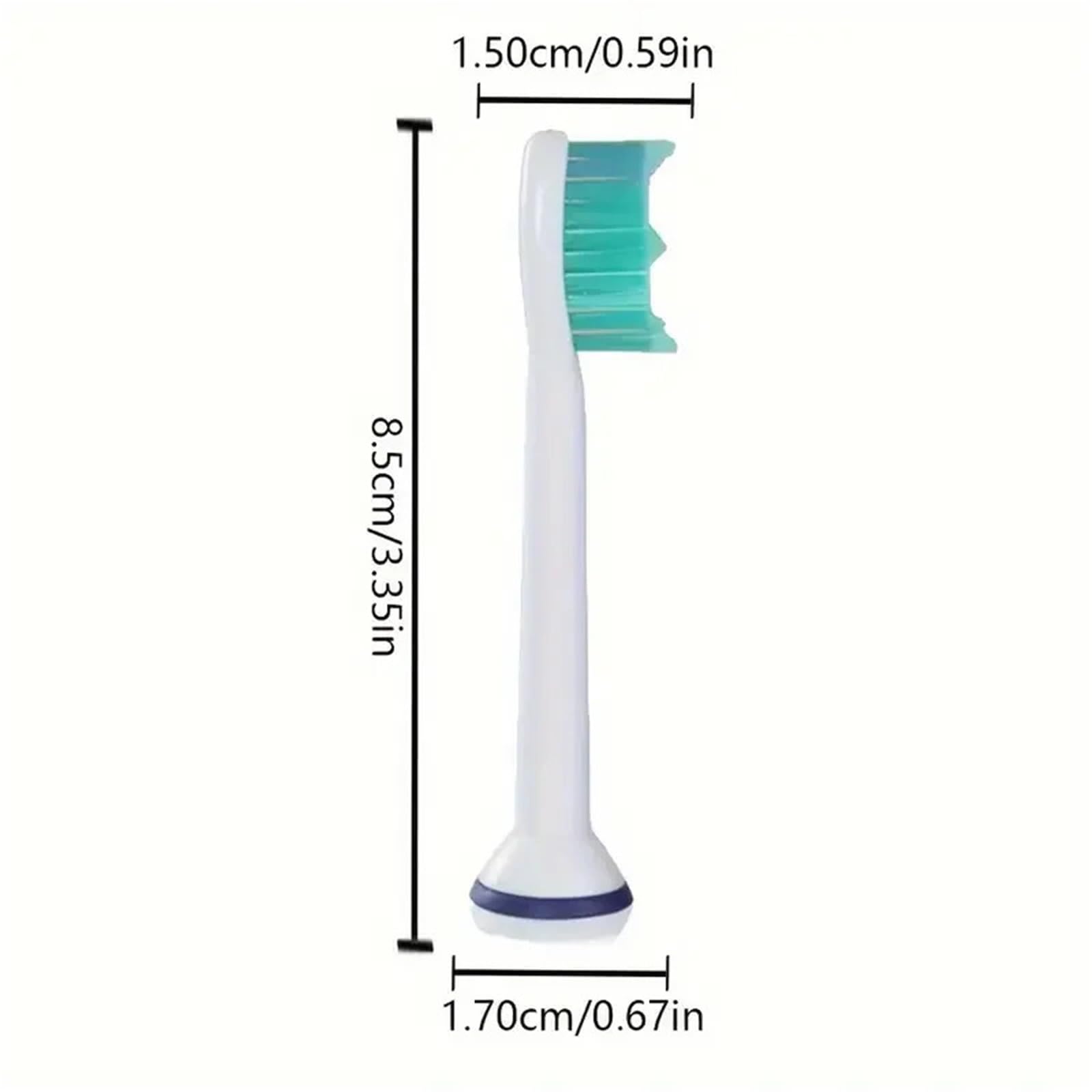 Testine di ricambio, compatibile con Philips, 1100 2100 4100 | 4300 5100 5300 6100, testina a scatto per spazzolino elettrico per adulti(32pcs)