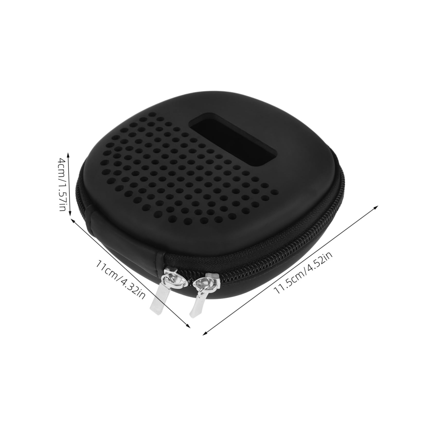 HEMOTON Audio Storage Box Speaker Cover Speaker Protector Speakers Portable Speaker Bag Speaker Decorative Case Speaker Case Cover Speaker Storage Bag Speaker Travel Case PVC Black