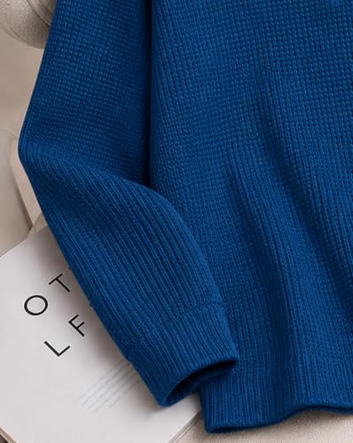 Image of AUSK Men's Waffle Knit Textured Full Sleeve Polo T-Shirt | Cotton Blend Regular Fit Zip Polo Neck Solid Smart Casual T Shirt for Men | Casual Wear, Travel & Weekend Wear Tshirt for Men