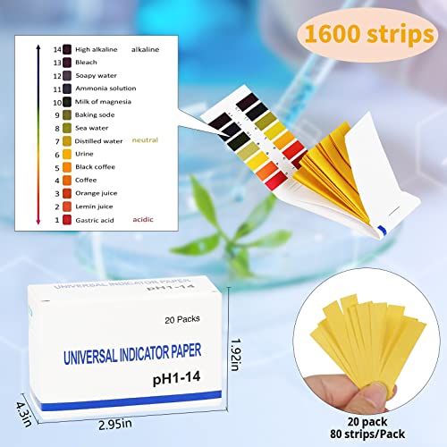 Ph Test Paper, Suitable For Various Applications Such As Scientific Experiments, Aquariums, Hydroponics, Water Quality Testing, Etc. Zenpore Ph Test Strips Are Easy To Use And Reliable #TOP1