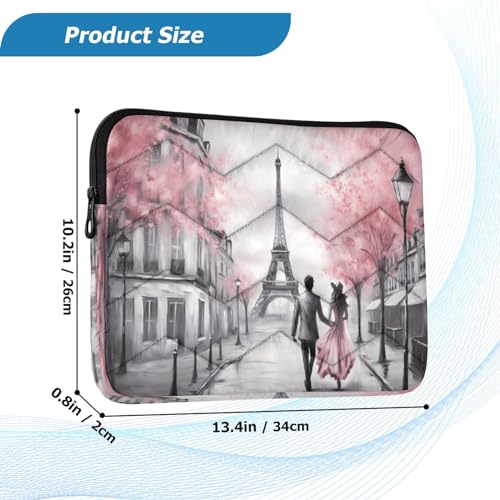Funda romántica torre Eiffel para laptop 13-14 pulgadas miniatura 3