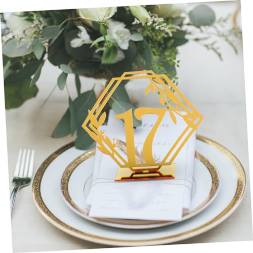 Numéros de table pour événements chic et réception de mariage - 3
