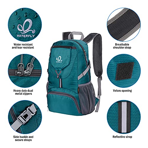 WATERFLY small lightweight packable backpack 20l ultra light foldable