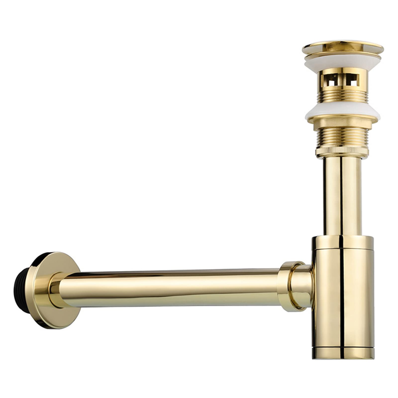 Tapón De Desagüe para Lavabo De Baño, Desagüe Emergente con Desbordamiento, Lavabo De Baño De Latón, Tocador De Baño con Orificio De Fregadero Estándar,D
