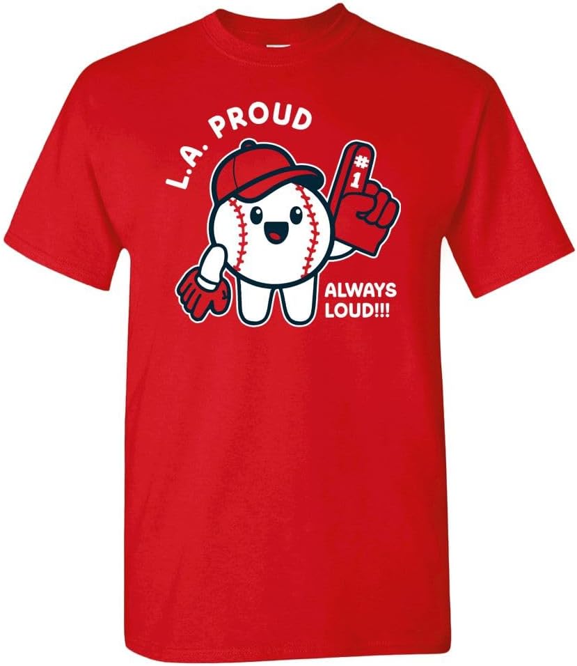 Hometown Proud, Always Loud Men's T-Shirt for Baseball Fans