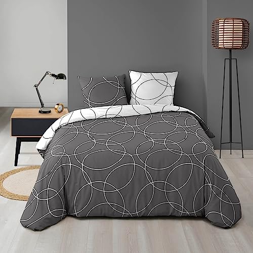 douceur d'intérieur, Parure de Lit 3 Pièces (240 x...