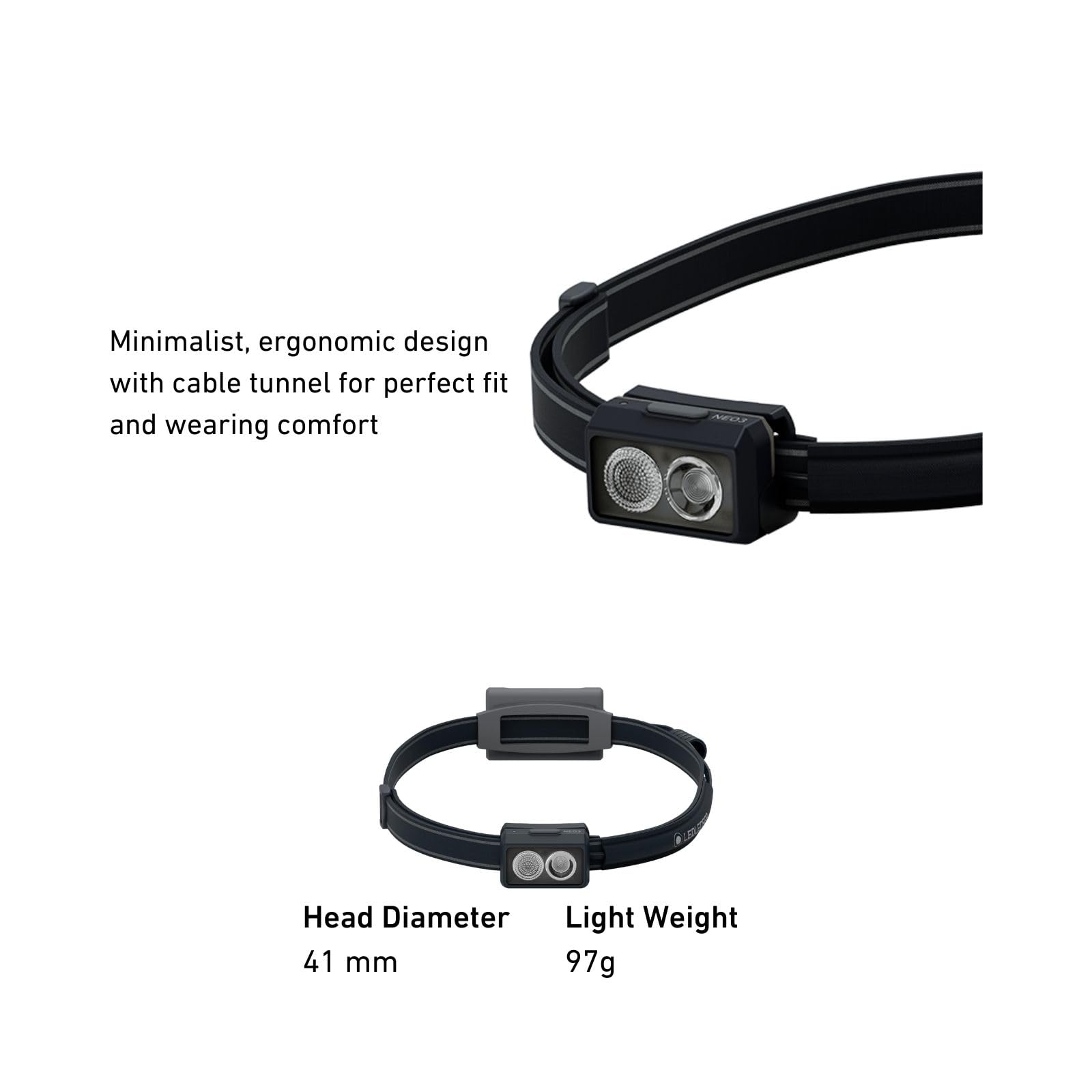 Led Lenser Neo 3 Lampa Czarny Jeden rozmiar
