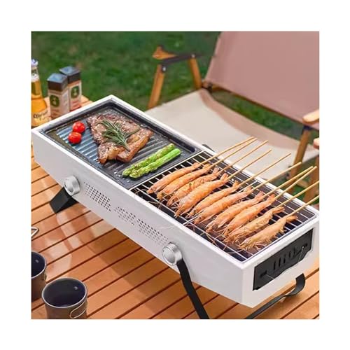 Barbacoa de jardín compacta para camping y terrazas con poco espacio 4